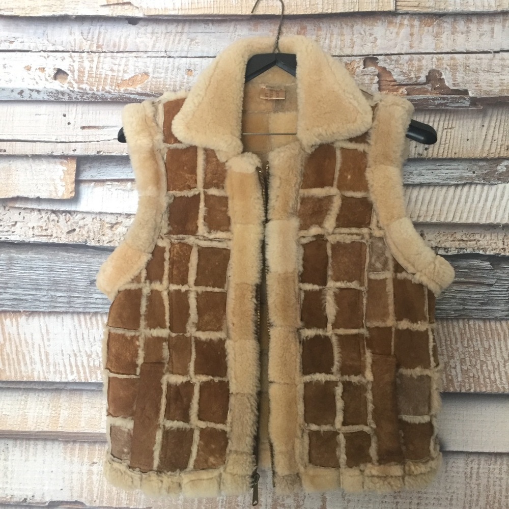Vintage Sheepskin Vest